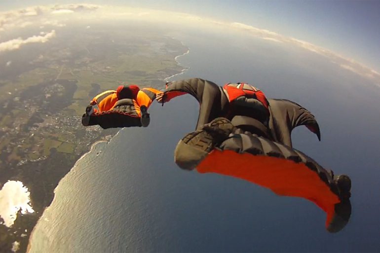 ακραίο σπορ wingsuit flying